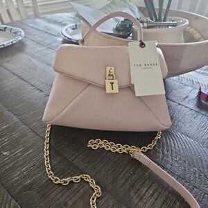 Ted Baker Blush Crossbody Bag with Gold Chain